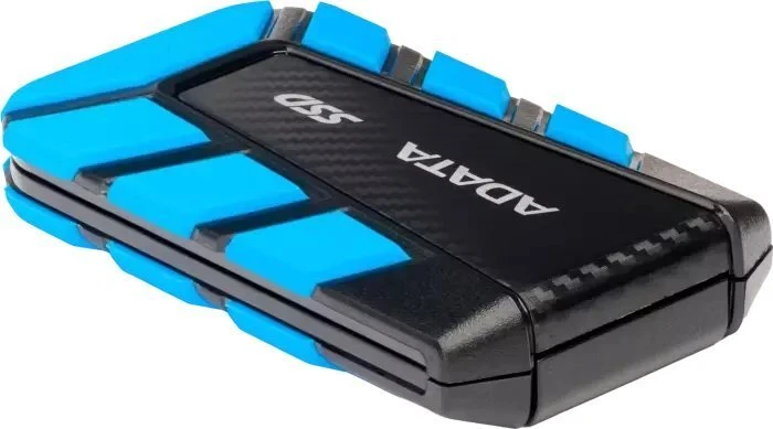 Kietasis diskas ADATA išorinis SSD 2TB SD820, USB 3.2 Gen 2x2, juoda-mėlyna
