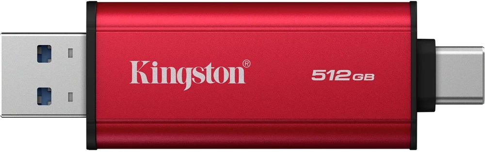 Kietasis diskas „Kingston Technology“ 512 GB nešiojamasis SSD diskas su dviem USB-A/C jungtimis, iki 1050 MB/s USB 3.2 Gen 2