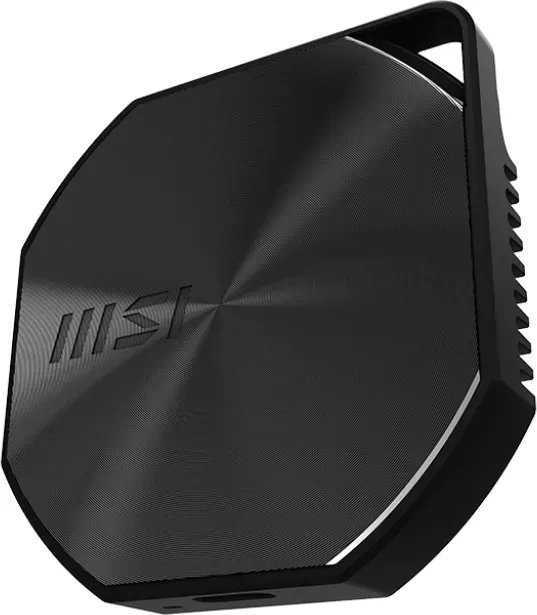 Kietasis diskas MSI DATAMAG 20GBPS 2TB išorinis SSD diskas USB Type-C USB 3.2 Gen 2x2 Juodas