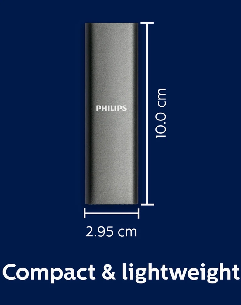 Kietasis diskas „Philips Ultra Speed Ball“ išorinis SSD diskas (FM50SS031P/00) 500 GB