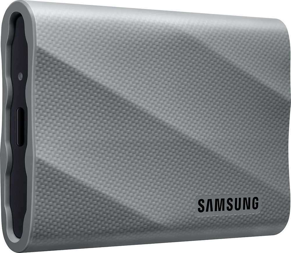 Kietasis diskas SAMSUNG dysk T9 Pilkas; 2TB; USB 3.2 Gen.2; MU-PK2T0G/WW