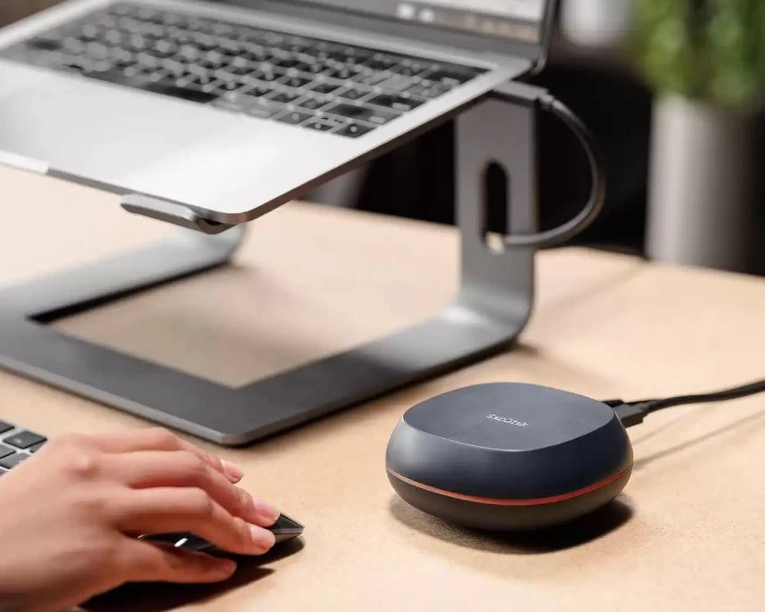 SANDISK Desk Drive 8TB USB Type-C Desktop Išorinis kietasis diskas SSD, iki 1000MB/s, didelės talpos SSD diskas
