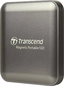 TRANSCEND 1TB Išorinis kietasis diskas SSD ESD420C USB 20Gbps Type C Magsafe Gray Steel