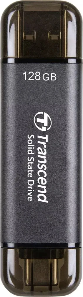 Kietasis diskas „TRANSCEND“ 128 GB išorinė SSD atmintinė, USB/USB-C 10 GB/s – ESD310C