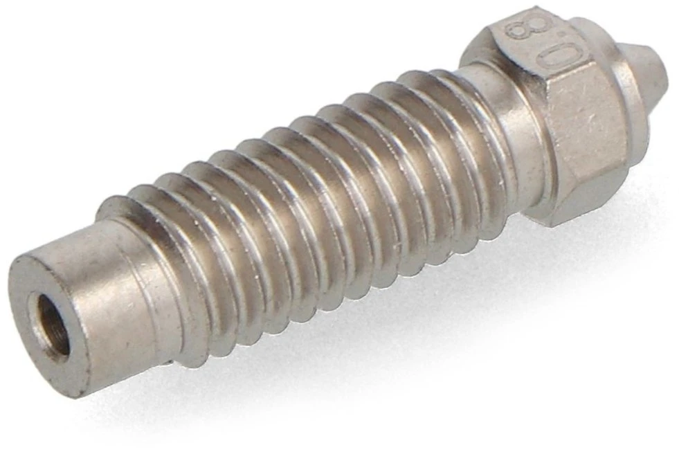 0.8 mm antgalis Elegoo Neptune 4 Plus/4 Max 3D spausdintuvams - 1.75 mm filamentas - grūdintas plienas