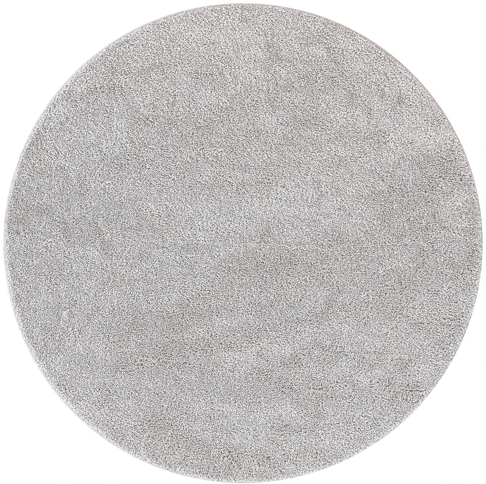 Neslystantis plaukuotas kilimas Pilka 160 x 160 cm PP