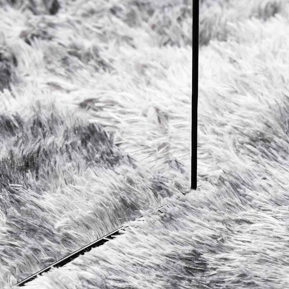 Shaggy tipo kilimas, NAVARRA, 240x240 cm, šviesiai pilka