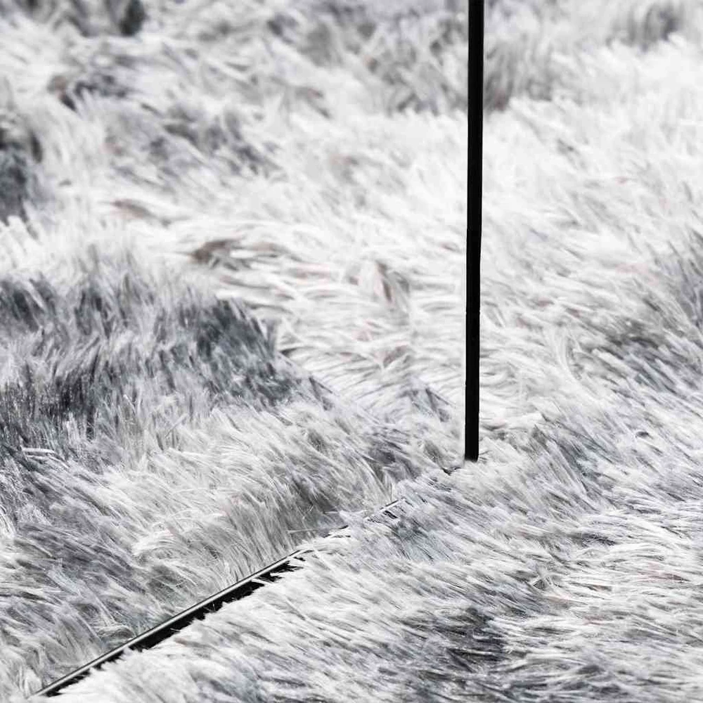 Shaggy tipo kilimas, NAVARRA, 200x200 cm, šviesiai pilka