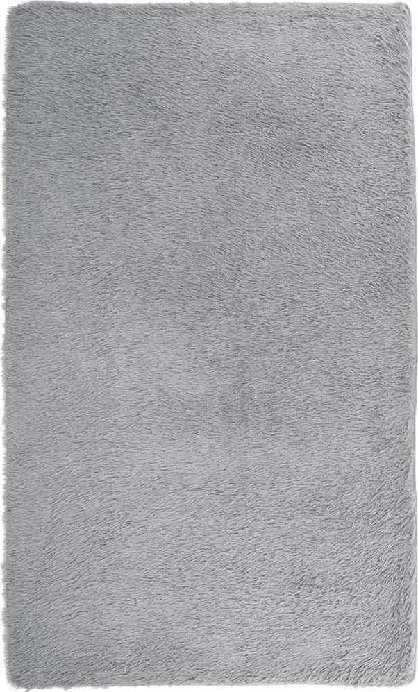 Shaggy tipo kilimas, NAVARRA, 80x150 cm, sidabrinė pilka