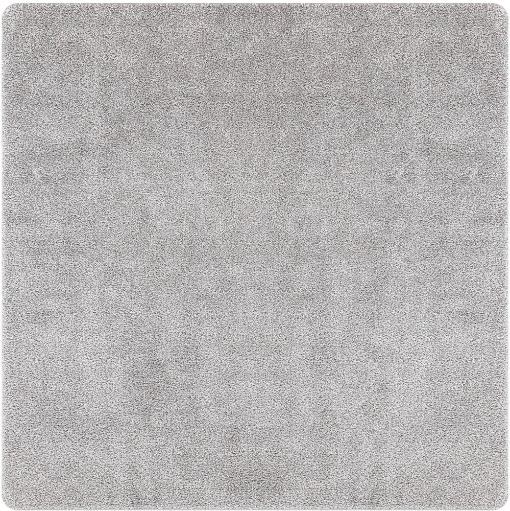Neslystantis plaukuotas kilimas Pilka 160 x 160 cm PP