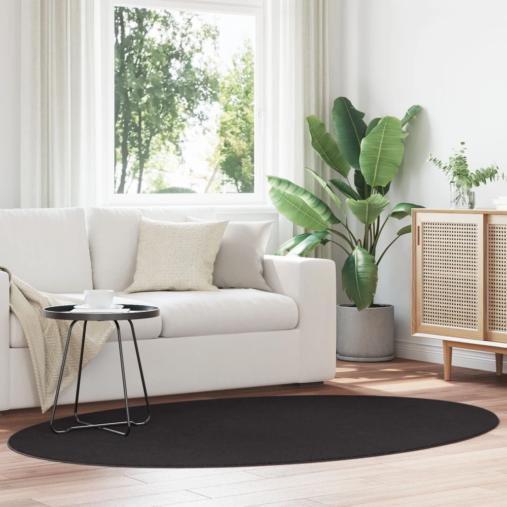 Kilimas HUARTE Juoda 140 x 200 cm 100% poliesteris