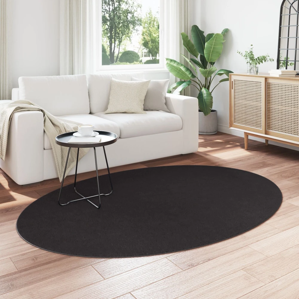 Kilimas HUARTE Juoda 140 x 200 cm 100% poliesteris