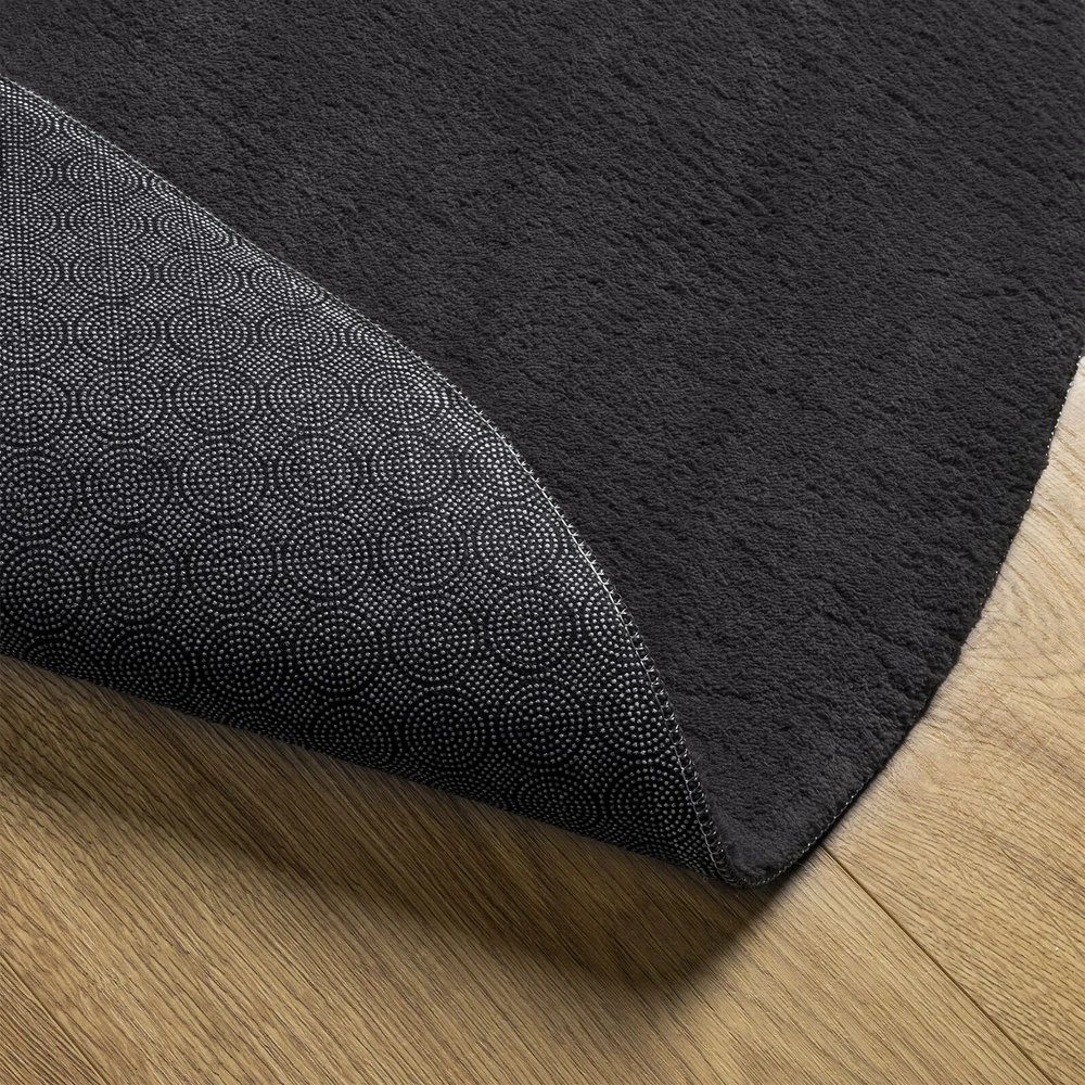 Kilimas HUARTE Juoda 80 x 150 cm 100% poliesteris