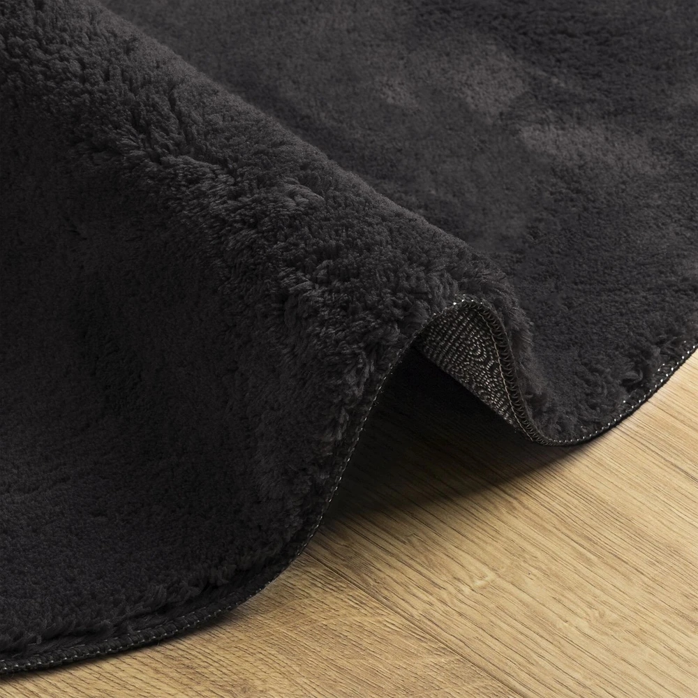 Kilimas HUARTE Juoda 80 x 150 cm 100% poliesteris