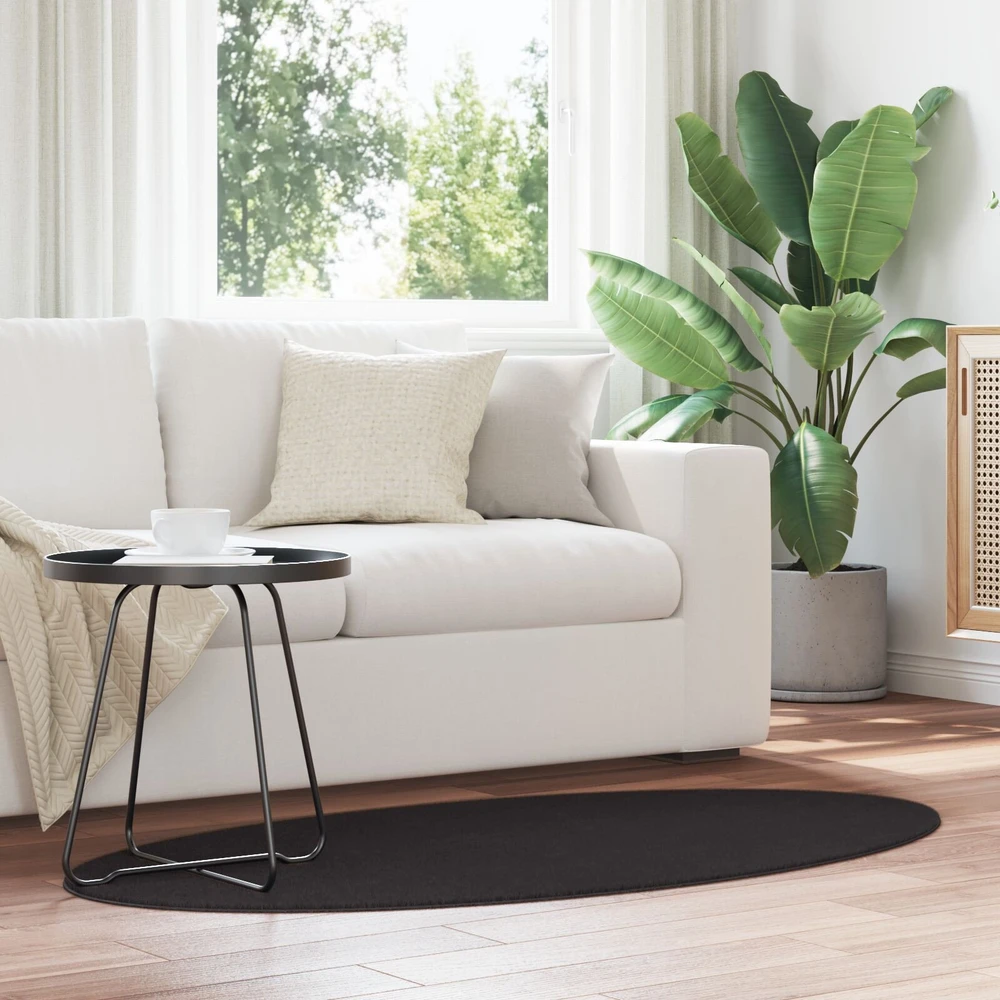 Kilimas HUARTE Juoda 80 x 150 cm 100% poliesteris