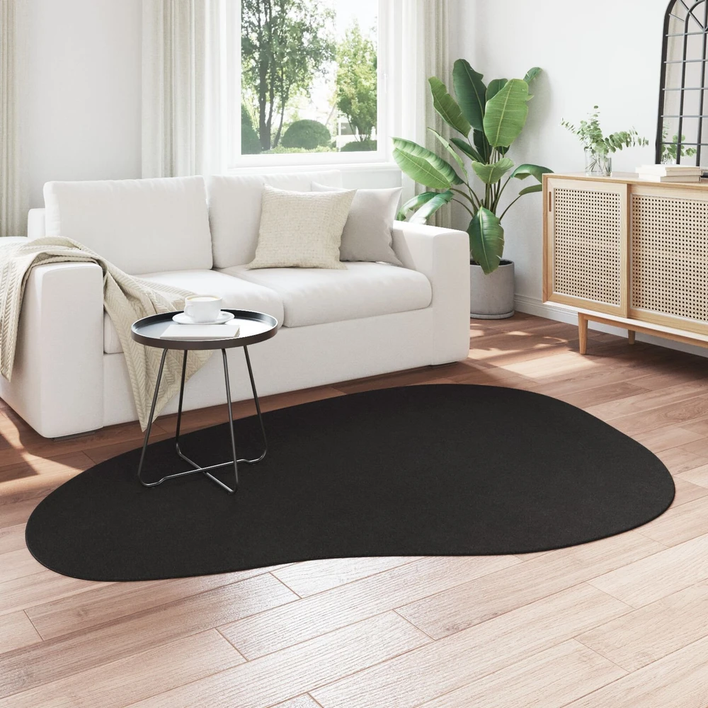 Kilimas HUARTE Juoda 140 x 200 cm Poliesteris