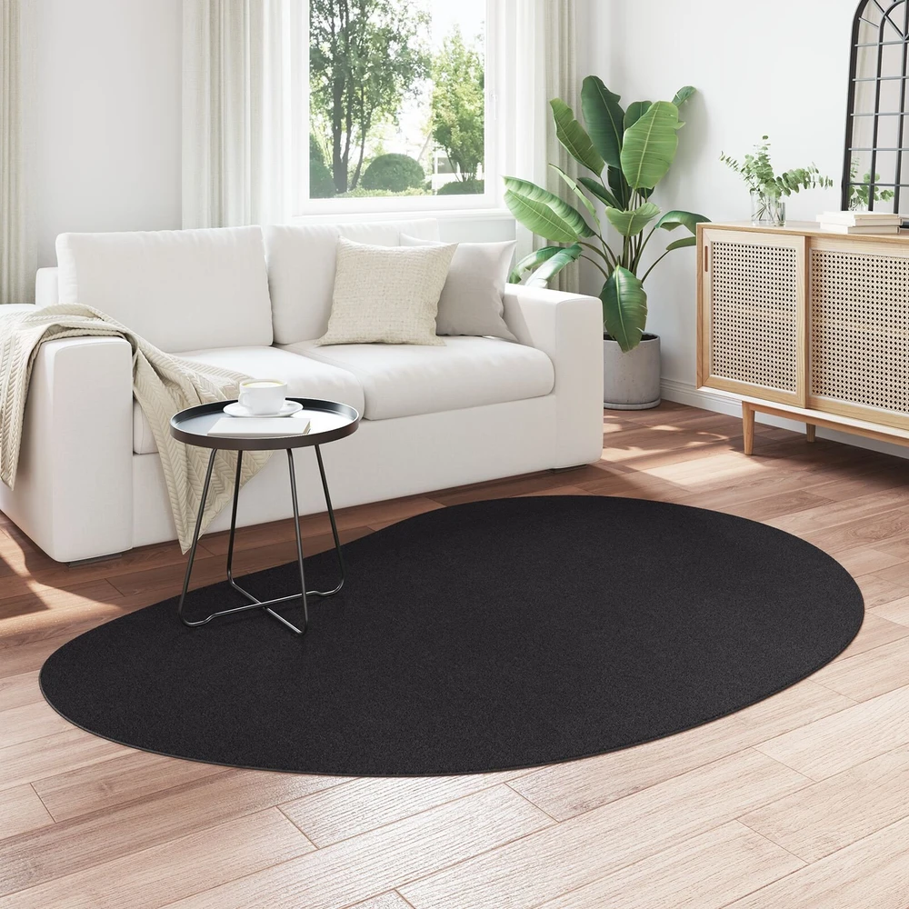 Kilimas HUARTE Juoda 140 x 200 cm Poliesteris