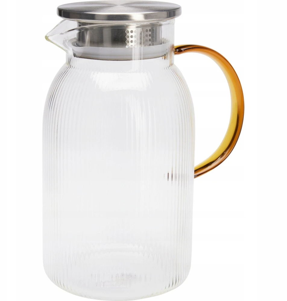 Arbatinukas, borosilikatinis stiklas, 1500 ml / 50,85 uncijos, 170 x 116 x 215 mm, 477 gramai, atsparus karščiui