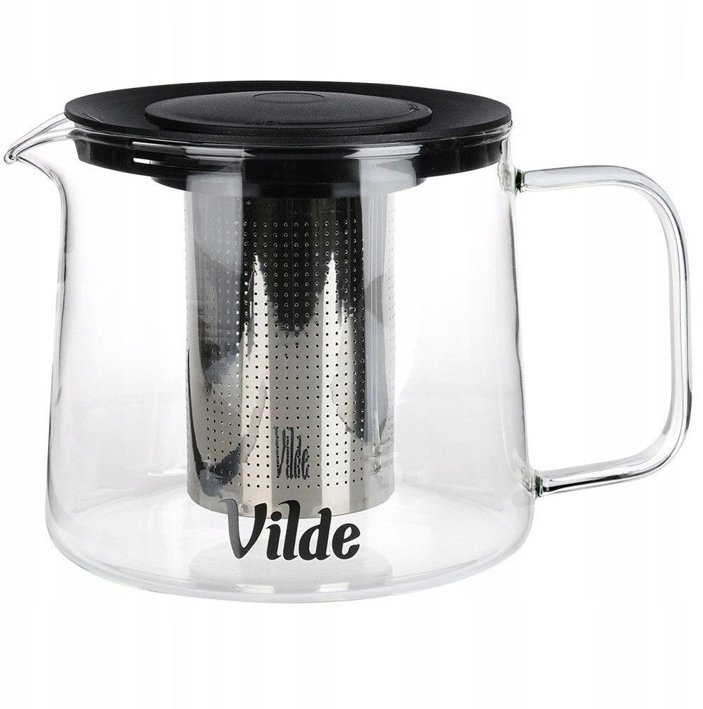 Arbatinukas su filtru Vilde 1,5 l, borosilikatinis stiklas