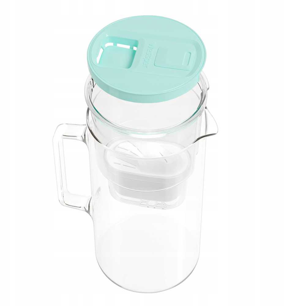 Filtravimo ąsotis Wessper Dzbanek D2 Borosilicate FutureFlow Aquamax (WES201-FF-MT)