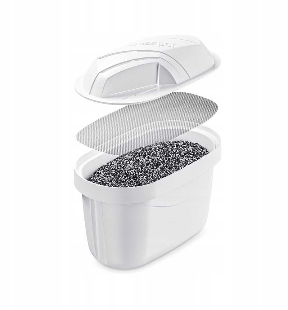 Filtravimo ąsotis Wessper Dzbanek Wessper D2 Borosilicate FutureFlow Aquamax (WES201-FF-NB)
