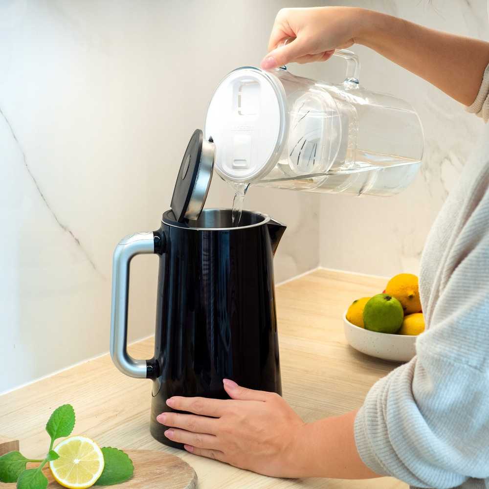 Filtravimo ąsotis Wessper D2 Borosilicate FutureFlow Aquamax (WES201-FF-WH)