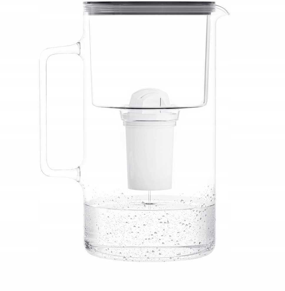 Filtravimo ąsotis Wessper Dzbanek Wessper D2 Borosilicate FutureFlow Aquaclassic (WES202-FF-BK)