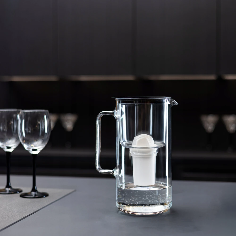 Filtravimo ąsotis Wessper ąsotis Wessper D4 BOROSILICATE MINI futureflow™ Aquaclassic (WES209-FF-BK)