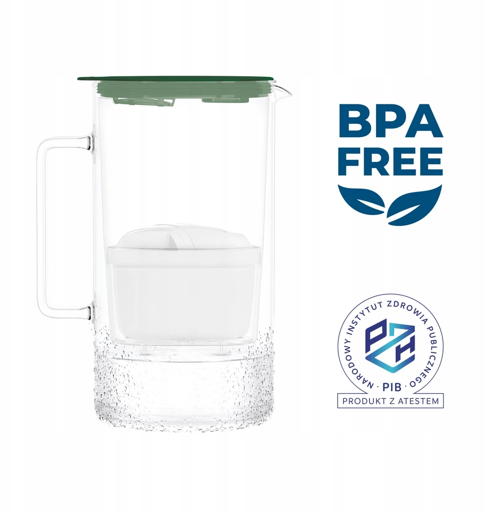 Filtravimo ąsotis Wessper ąsotis Wessper D4 BOROSILICATE MINI futureflow™ Aquamax (WES208-FF-GE)