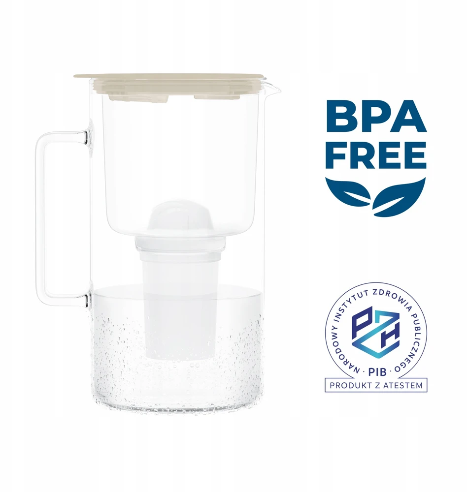 Filtravimo ąsotis Wessper ąsotis Wessper D4 BOROSILICATE MINI futureflow™ Aquaclassic (WES209-FF-BG)