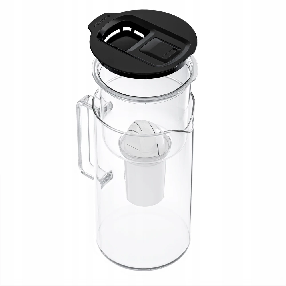 Filtravimo ąsotis Wessper ąsotis Wessper D4 BOROSILICATE MINI futureflow™ Aquaclassic (WES209-FF-BK)