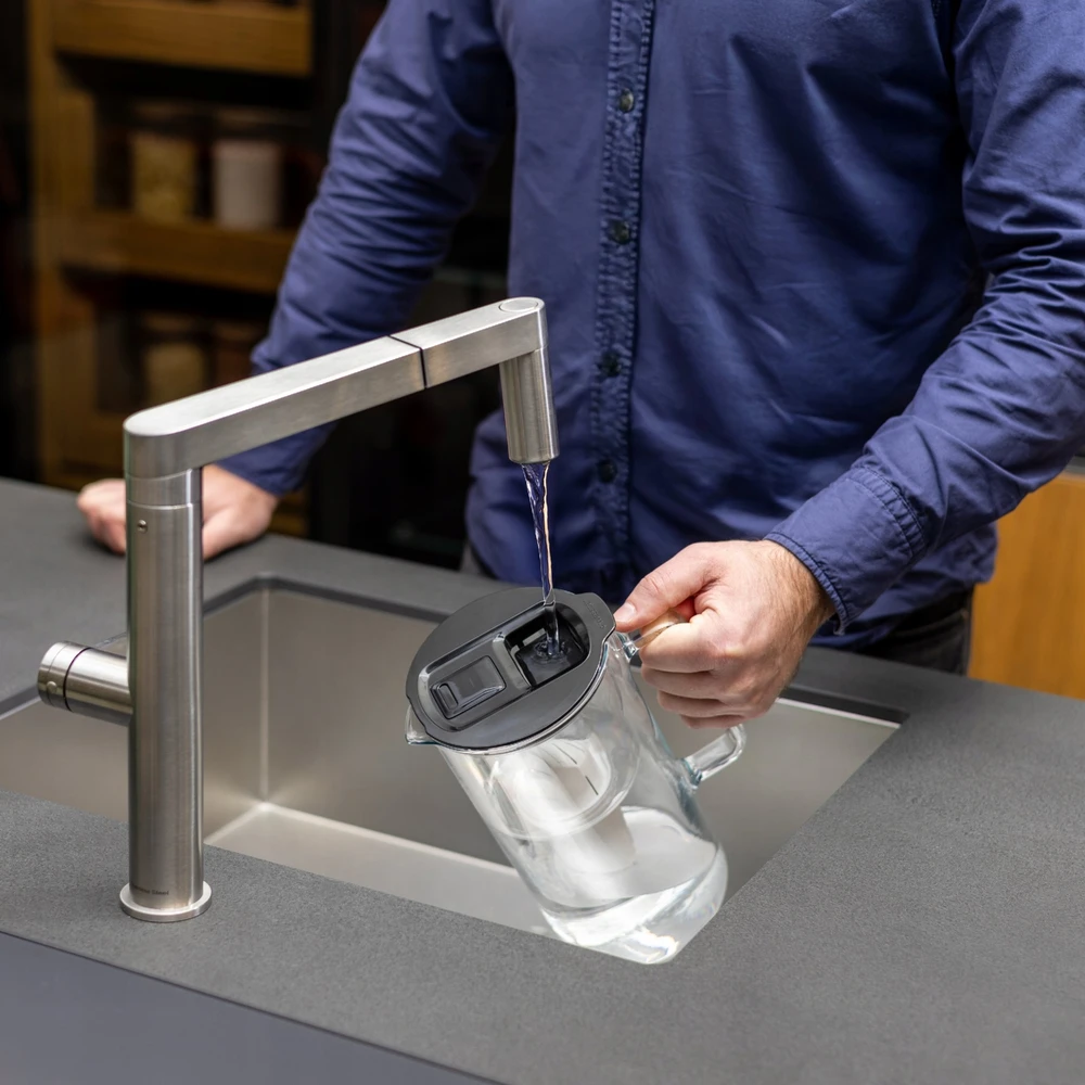 Filtravimo ąsotis Wessper ąsotis Wessper D4 BOROSILICATE MINI futureflow™ Aquaclassic (WES209-FF-BK)