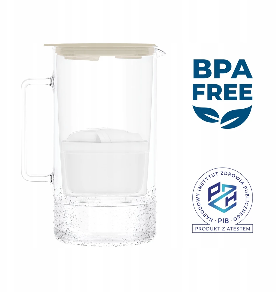 Filtravimo ąsotis Wessper Ąsotis Wessper D4 BOROSILICATE MINI futureflow™ Aquamax (WES208-FF-BG)