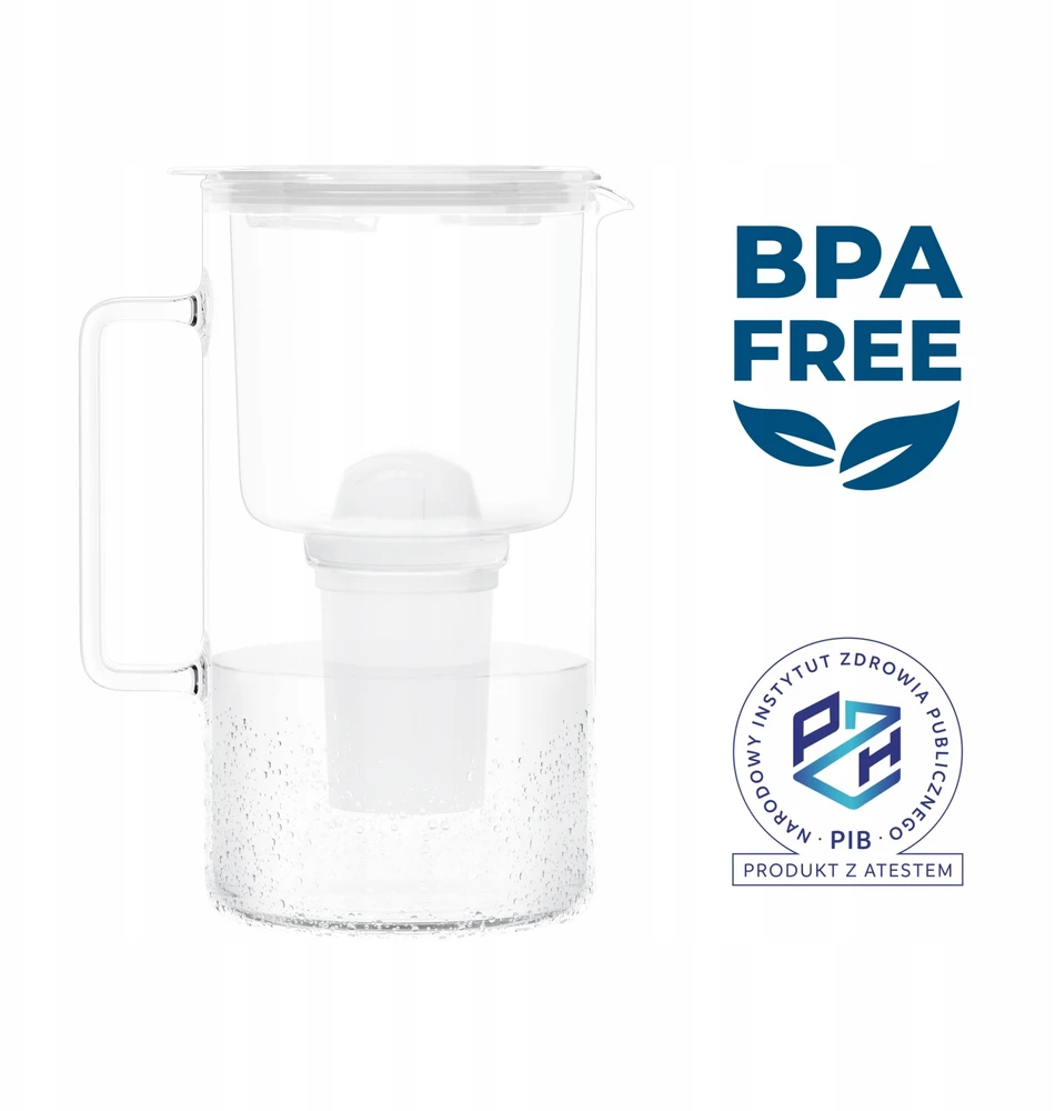 Filtravimo ąsotis Wessper ąsotis Wessper D4 BOROSILICATE MINI futureflow™ Aquaclassic (WES209-FF-WH)