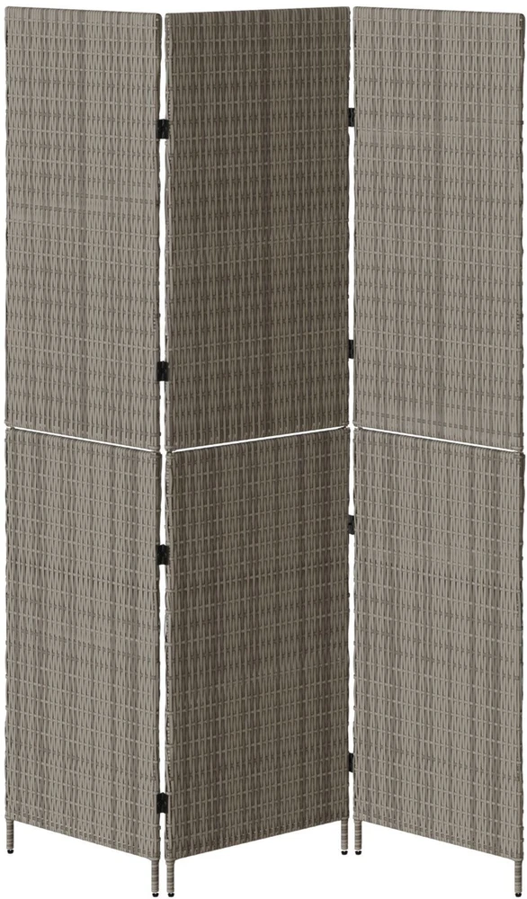 Kambario pertvara Pilka 146 x 180 cm poliratanas