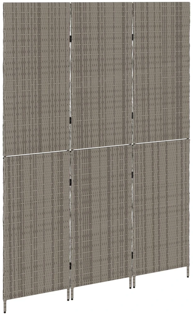 Kambario pertvara Pilka 146 x 180 cm poliratanas