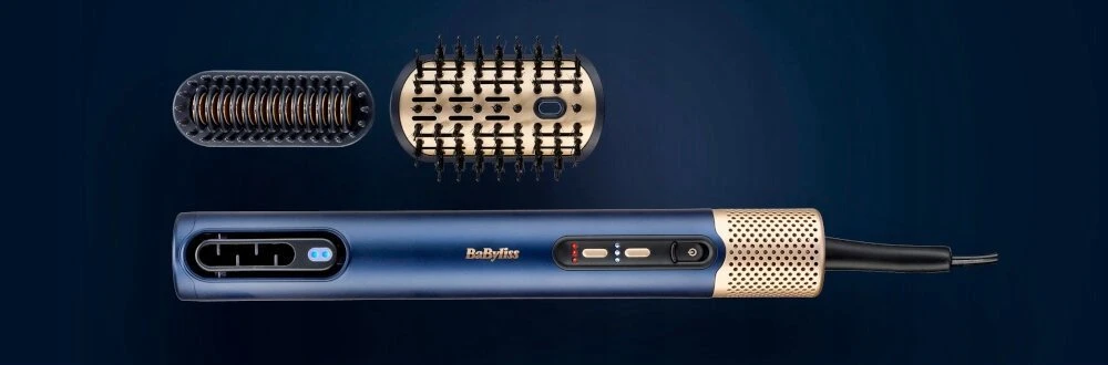 Plaukų formavimo šukos Babyliss Air Wand AS6550E, tamsiai mėlynos spalvos