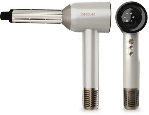 Cecotec Plaukų džiovintuvas | DryGlam Waves Champagne | 1600 W | Temperatūros režimų skaičius 3 | Jonizacijos funkcija | Šampano spalva | Difuzorius