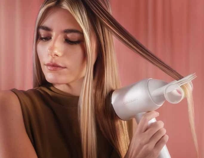 Cecotec Plaukų džiovintuvas | DryGlam Waves Champagne | 1600 W | Number of temperature settings 3 | Ionic function | Champagne | Diffuser nozzle