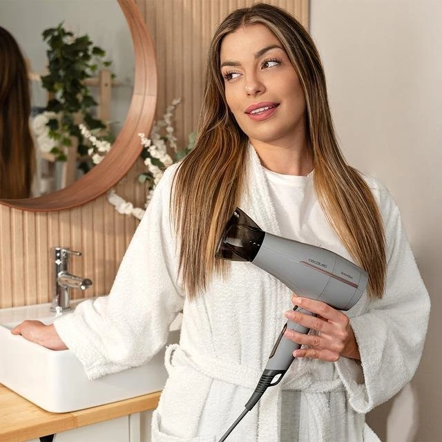 Cecotec Plaukų džiovintuvas | IoniCare Power&Go Heaven | 2000 W | Number of temperature settings 2 | Ionic function | Diffuser nozzle | Pilkas