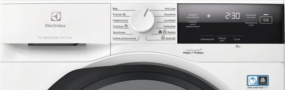 Electrolux EW7DX385AP džiovyklė su šilumos siurbliu, 8kg, balta