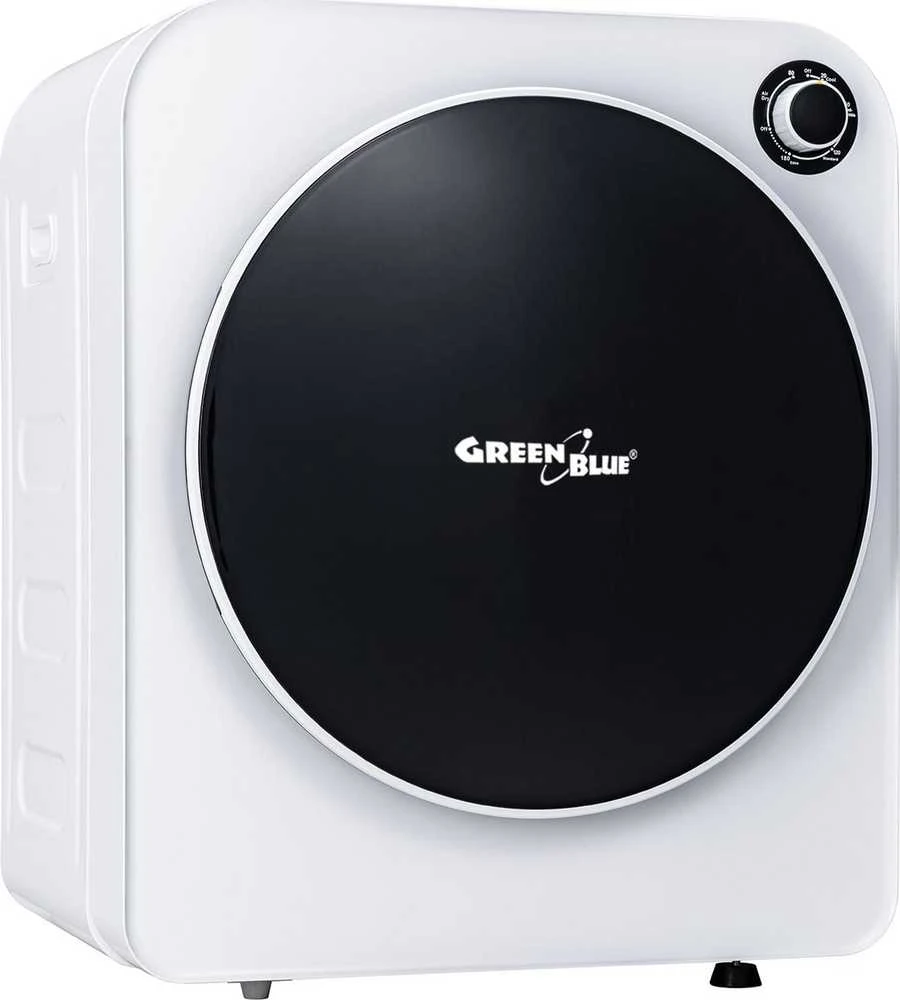 GreenBlue GB410 elektrinė būgninė džiovyklė, 3kg 830 W, ventiliuojama, 5 džiovinimo programos Kompaktiškas stalviršis, montuojamas ant sienos, nešiojamas su priedais