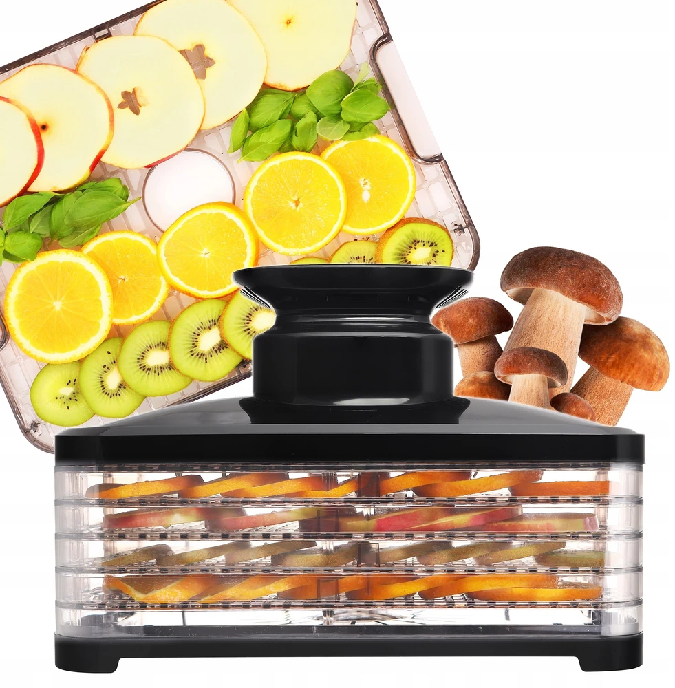 ELDOM SG520 FOOD DEHYDRATOR 400 W Juodas