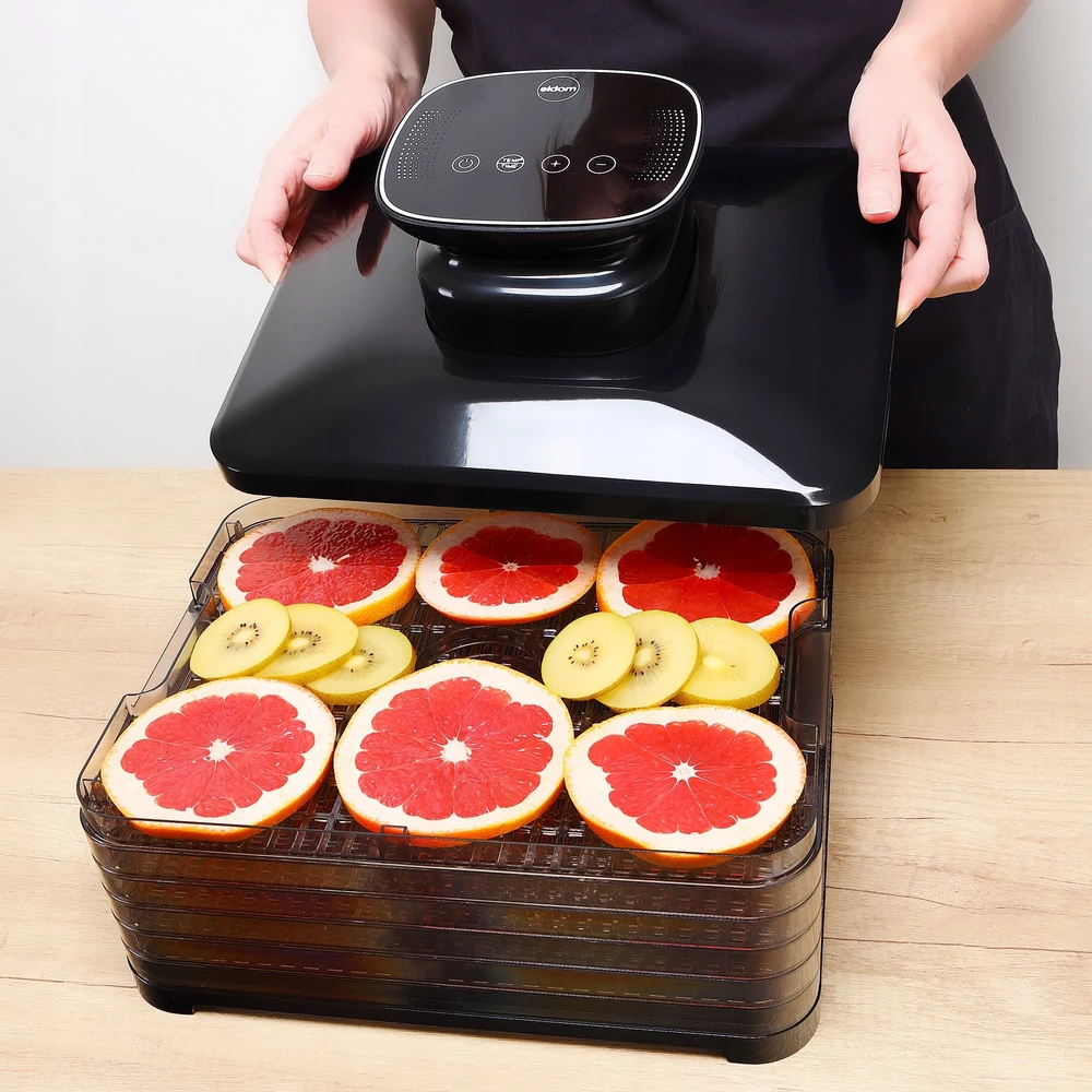 ELDOM SG520 FOOD DEHYDRATOR 400 W Juodas