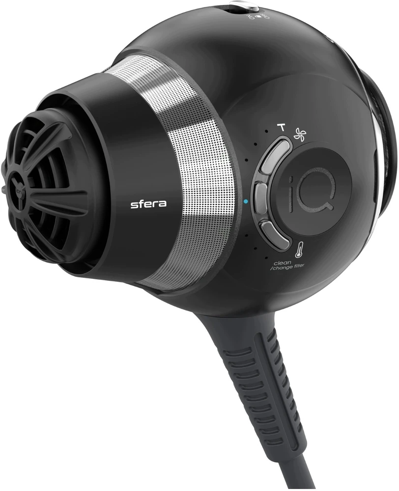 Plaukų džiovintuvas Džiovintuvas GAMA GA.MA iQ Sfera 1600 W juoda - (PH6090.BK)