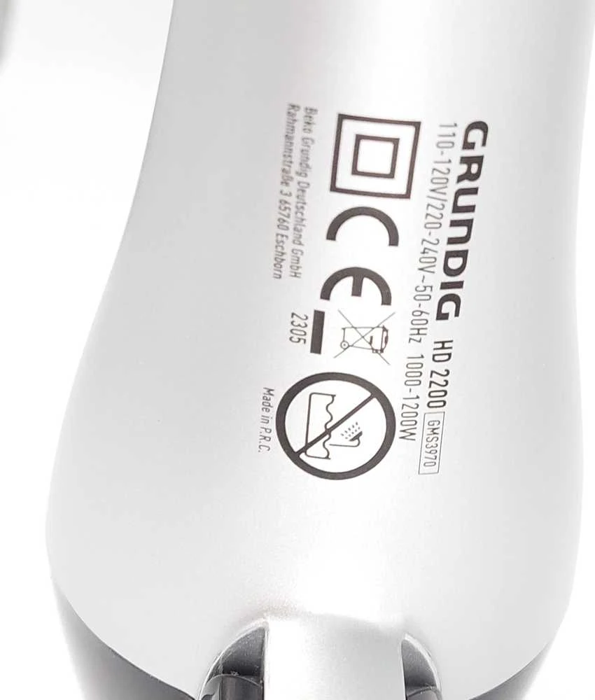 Plaukų džiovintuvas Džiovintuvas Grundig HD 2200