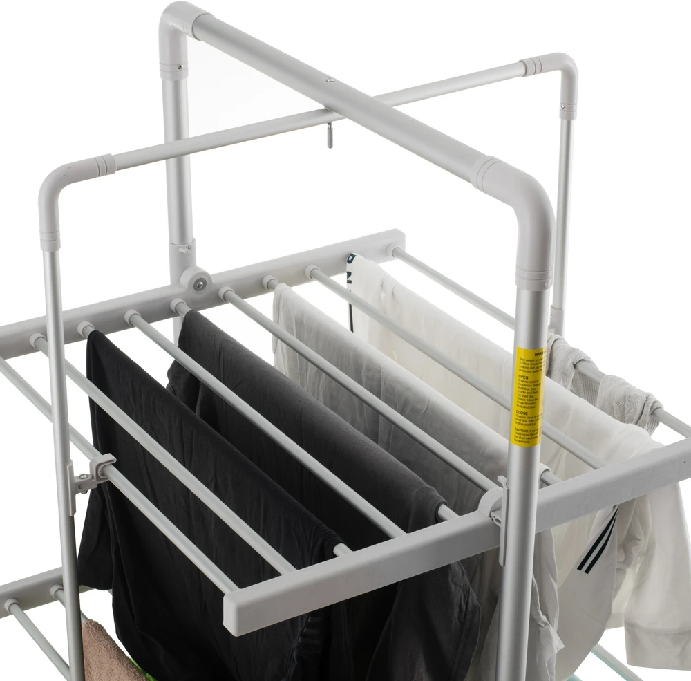 Adler | Foldable Electric Clothes Dryer | AD 7829 | 300 W | Sidabrinis/Baltas