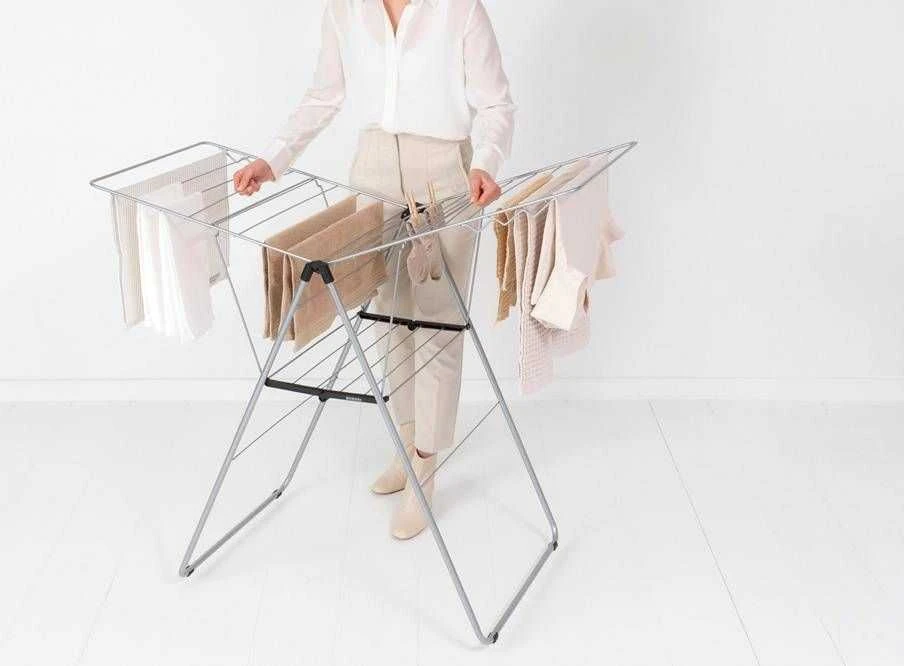 Lean Cars Brabantia Skalbinių džiovyklė HangOn, 20m - Metallic Pilkas