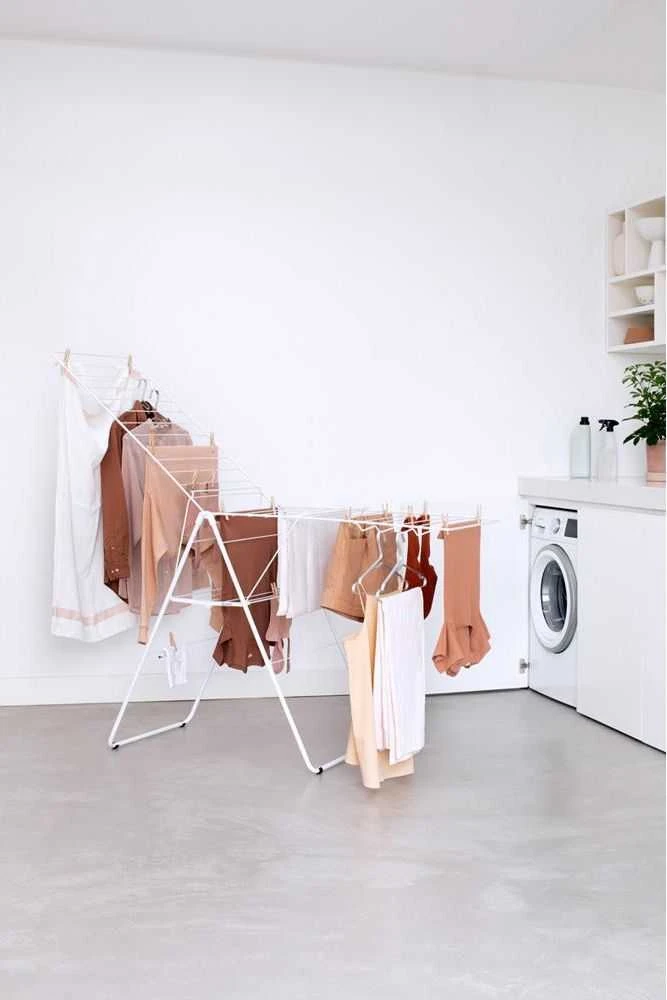 Brabantia Skalbinių džiovyklė HangOn, 25m - Baltas