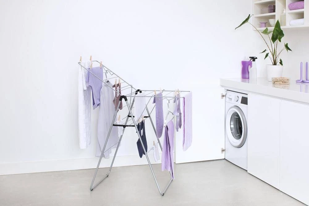 Brabantia Skalbinių džiovyklė HangOn, 15m - Metallic Pilkas